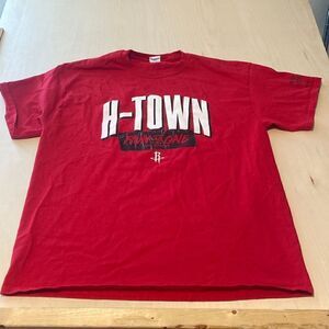 HOUSTON ROCKETS Run As One 2018 Playoff Shirt Adult XL Travis Scott Round 2-Game